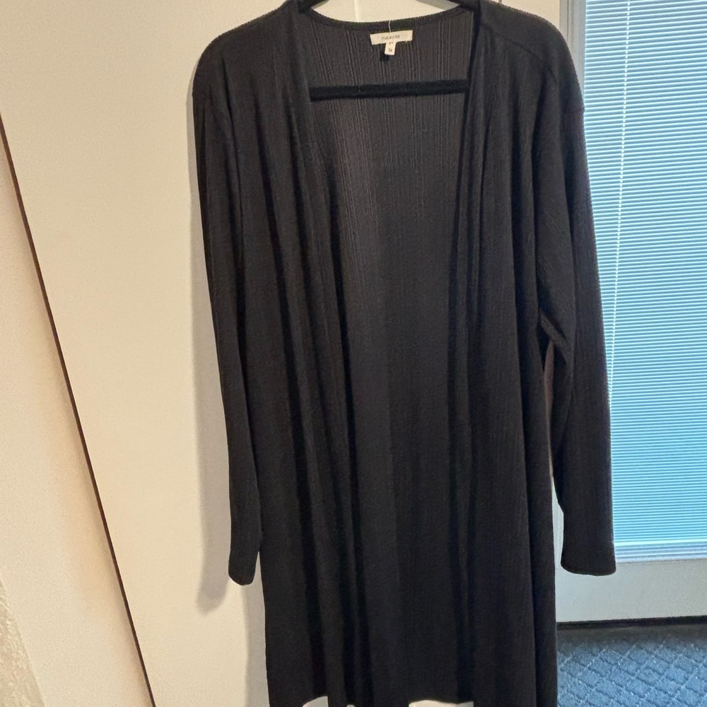 Maurices Black Knit Cardigan Sweater